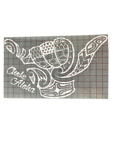Shaka Vinyl Decals with Choke Aloha